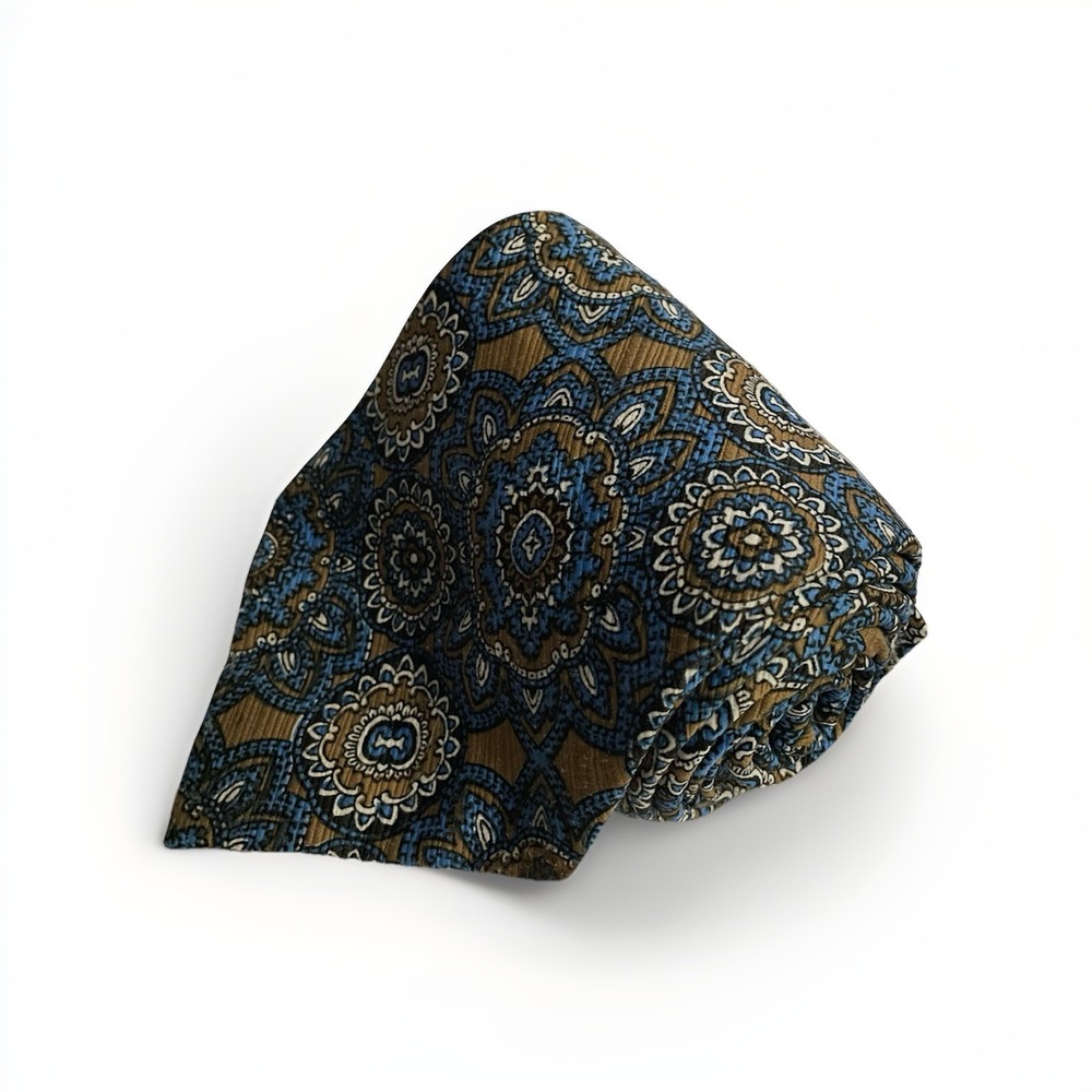 Vintage‎ 1960s Longchamps Tie - Hughes/hatcher- Bold Mod Geometric Stripes